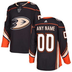 Män NHL Anaheim Ducks Tröjor Skräddarsydda  Hemma Svart Authentic