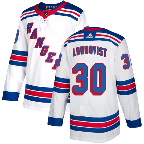 Youth New York Rangers Henrik Lundqvist #30 Outerstuff White Jersey L/XL  NWT 8S