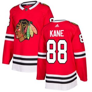 Barn NHL Chicago Blackhawks Tröjor 88 Patrick Kane Authentic Röd  Hemma