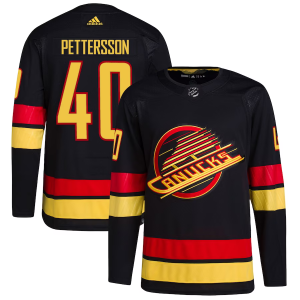 Män NHL Vancouver Canucks Tröjor Elias Petterss #40 Authentic Pro- Tredje